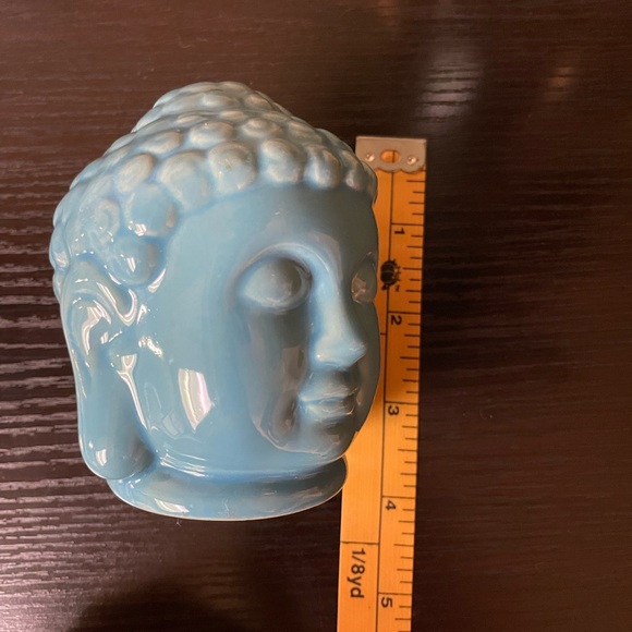 Ceramic-glazed Vintage Buddha Head - Picture 3 of 4